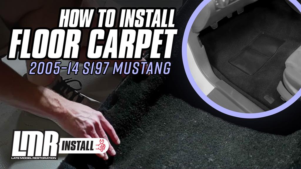 2010-14 Mustang ACC Floor Carpet  - Charcoal Black