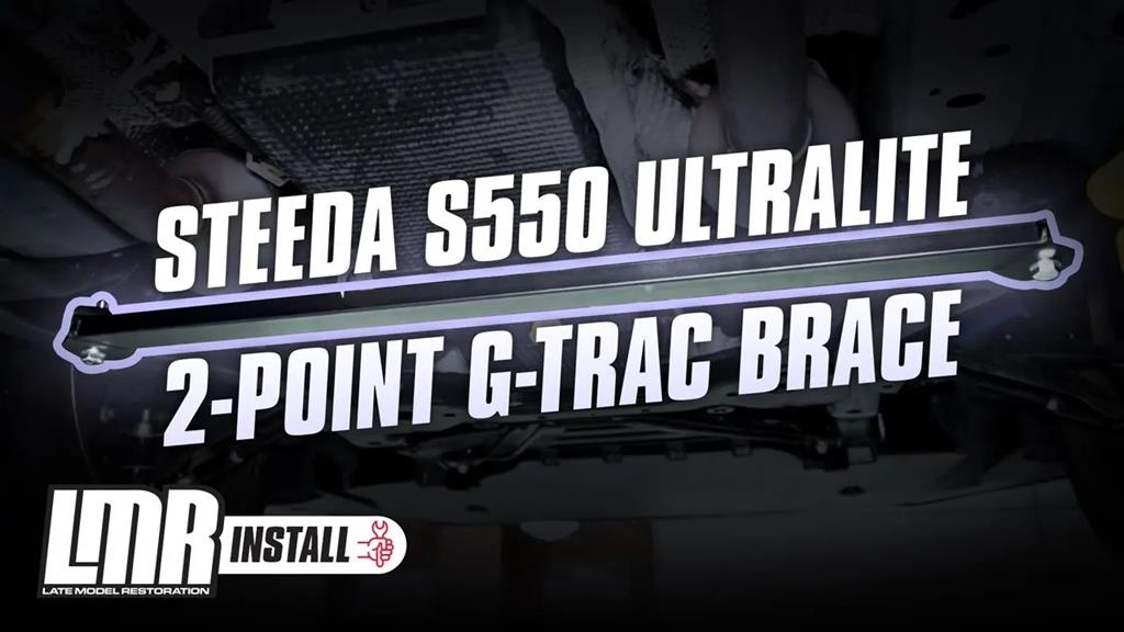 2015-2023 Mustang Steeda Ultralite 2-Point G-Trac Brace - Install & Review