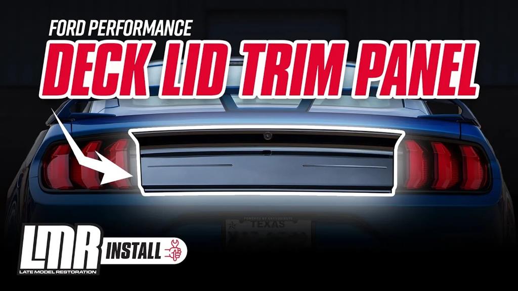 2015-2023 Mustang Ford Performance Deck Lid Trim Panel - Review & Install