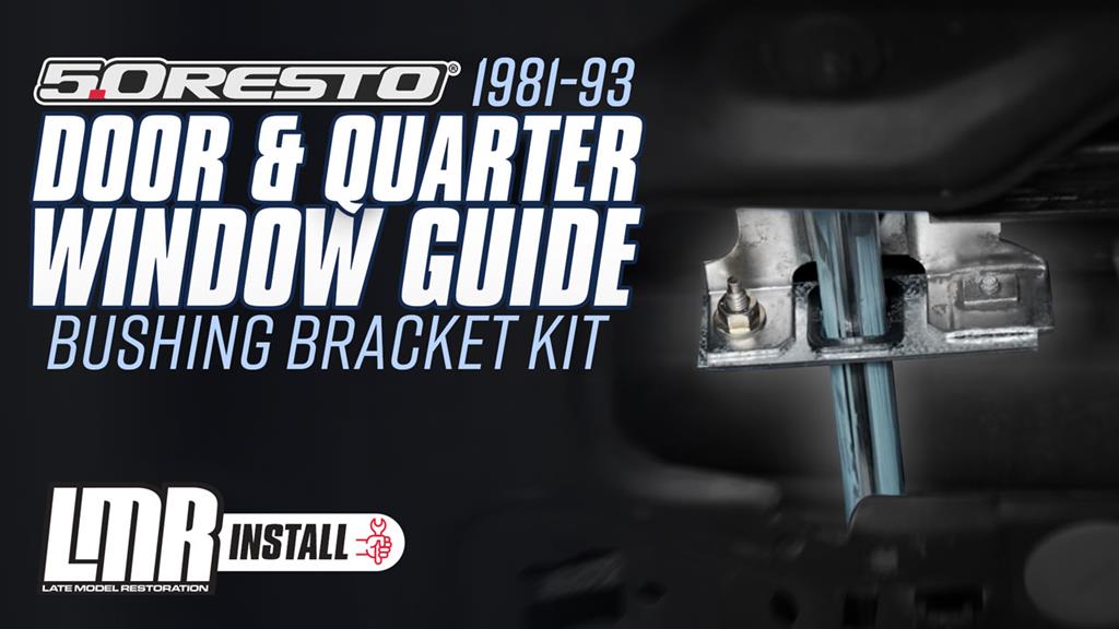 Fox Body Mustang 5.0 Resto Window Guide Bushing Bracket Kits - Review & Install (1981-1993)