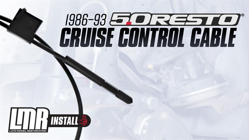 Fox Body Mustang 5.0 Resto Cruise Control Cable | Review & Install (1986-1993 5.0L)