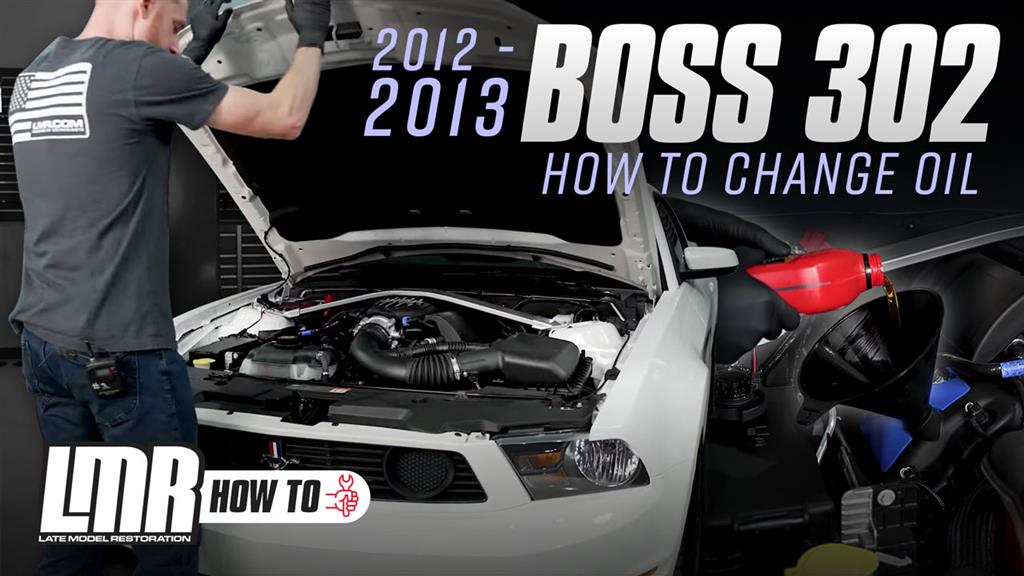 2012-2013 Boss 302 Mustang Oil Change & Oil Life Reset - Full Process (5.0L Roadrunner Engine)
