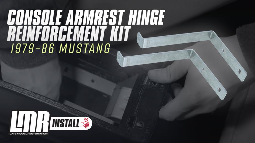 How To: 1979-1986 Fox Body Mustang Console Armrest Hinge Reinforcement Kit Installation