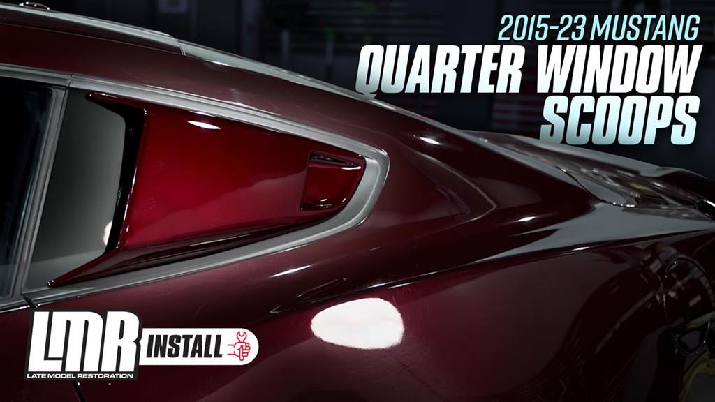 2015-2023 Mustang Cervinis Quarter Window Louvers