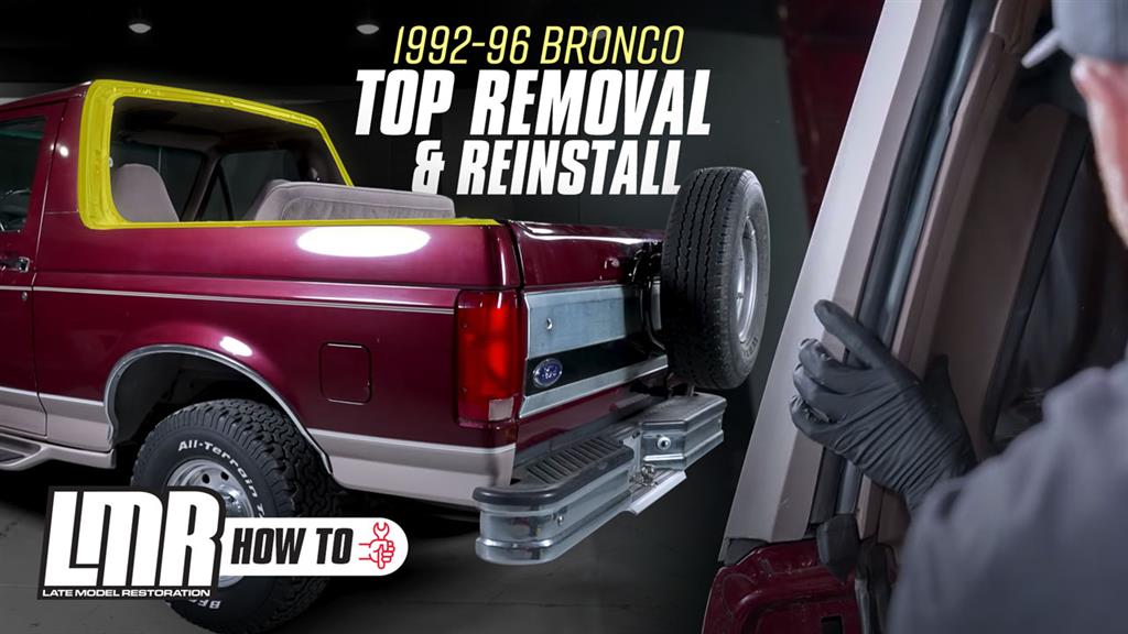 1992-1996 Bronco Removable Top Front Seal - Top Side
