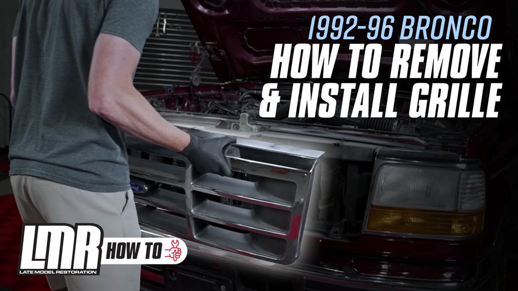 1992-1996 Ford OBS Bronco: How To Remove & Install Front Grille