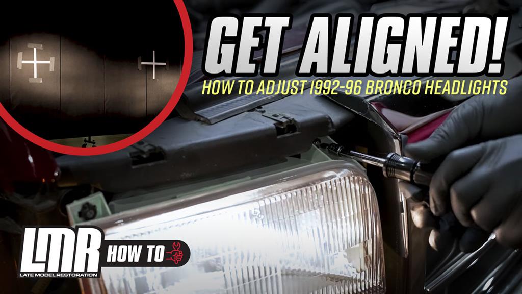 1992-1997 Ford OBS Bronco & Truck: How To Align/Aim Headlights