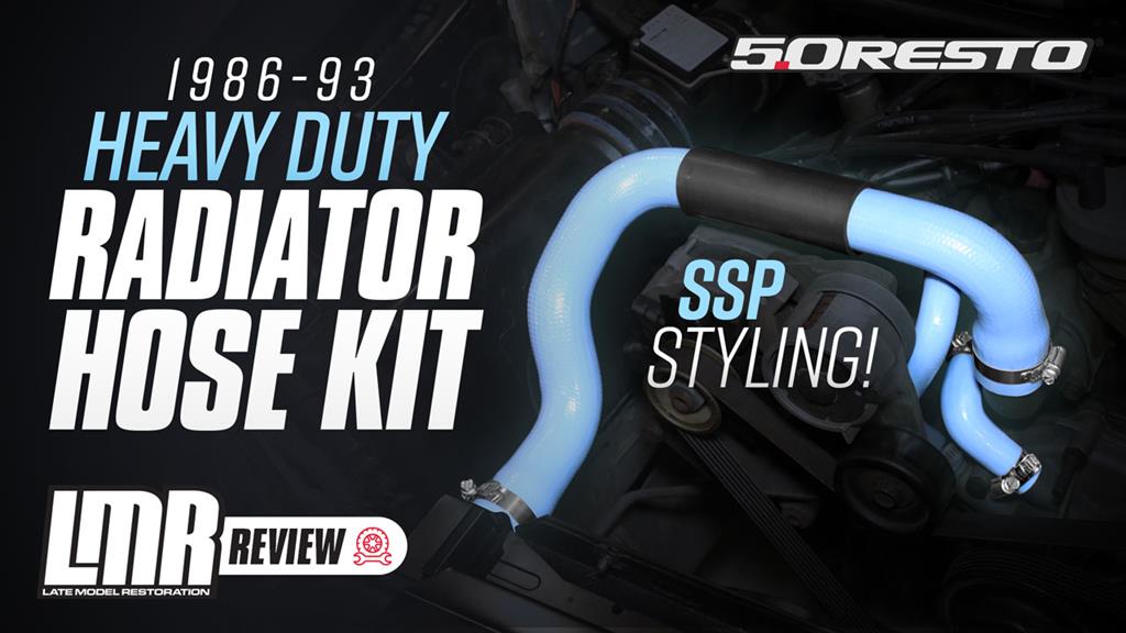 SSP-style Hoses for the Fox Body Mustang! 5.0 Resto Heavy-duty Silicone Radiator Hose Kit - Overview