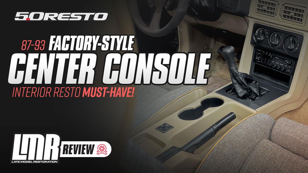 At Long Last! 5.0 Resto 1987-1993 Fox Body Mustang Center Console - Review & Full Install