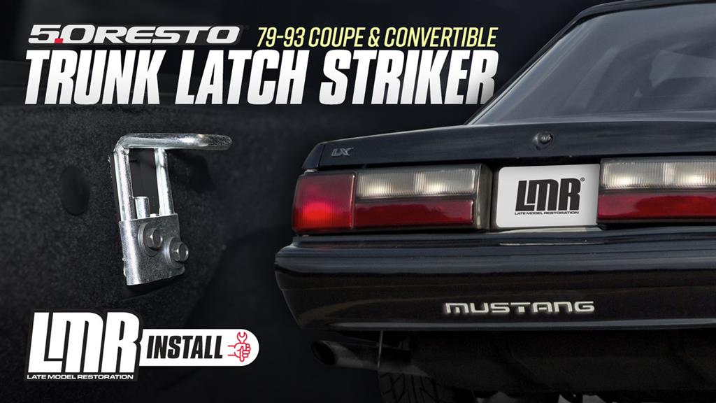 Fox Body Mustang Coupe/Convertible: 5.0 Resto Trunk Latch Striker