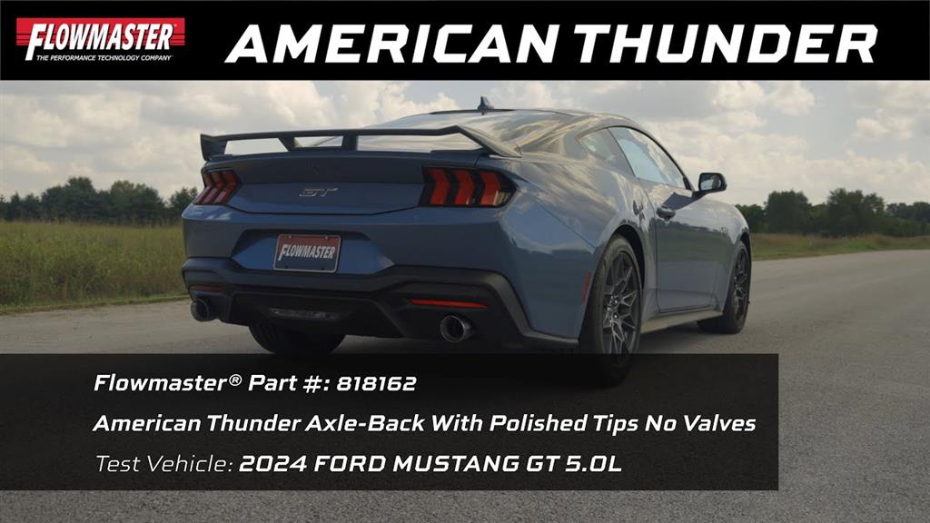 Flowmaster Mustang American Thunder Axle Back Exhaust
