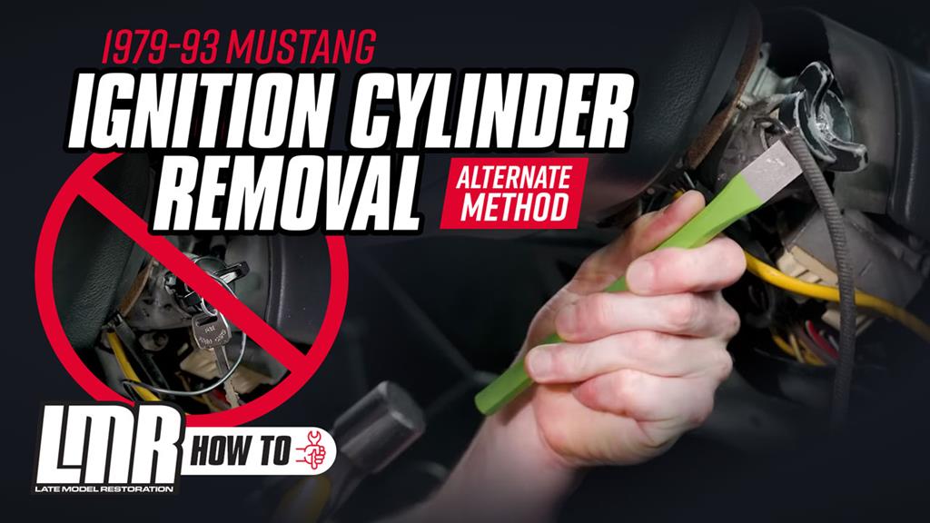 How Remove Fox Body Mustang Ignition Cylinder | No Keys/Alternate Method (1979-1993)