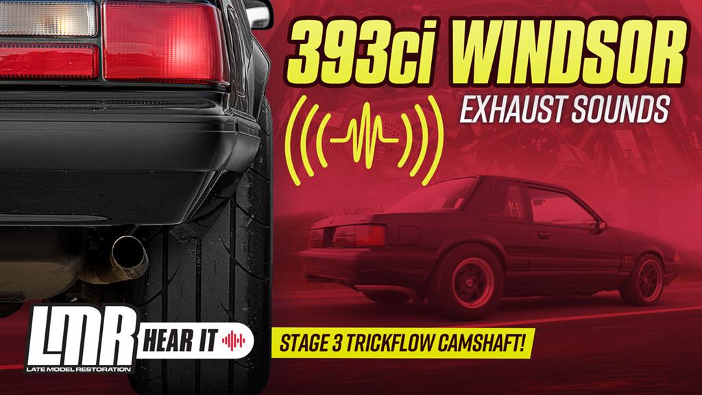 393ci Windsor Stroker Exhaust Sound Clips w/ Trickflow Stage 3 Cam & Flowmaster Cat Back