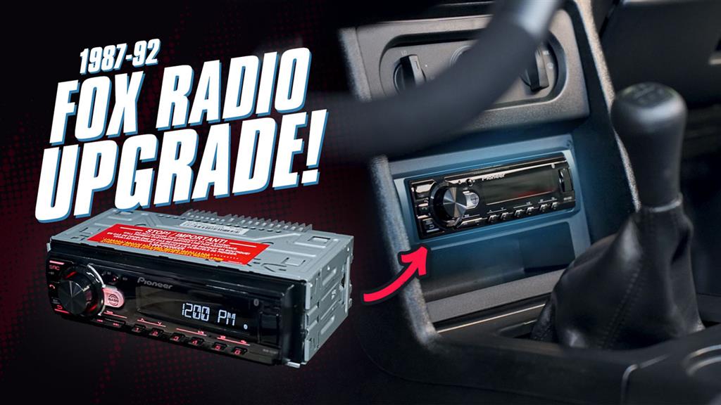 1987-1992 Fox Body Mustang: Aftermarket Radio Install | Full Process