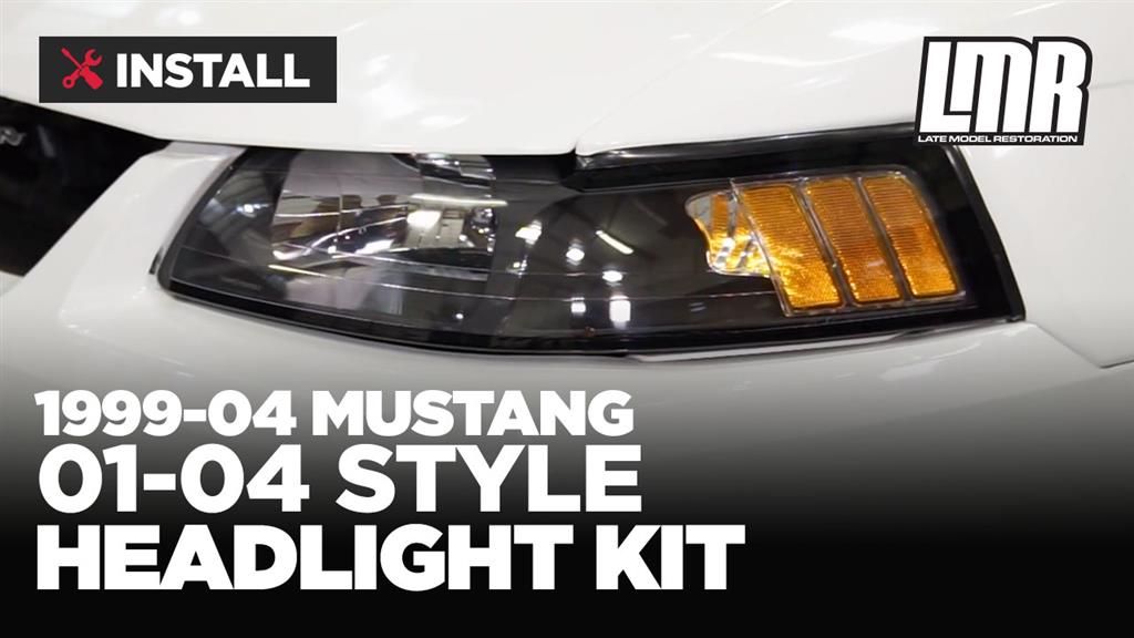 1999-2004 Mustang "Matte Black" Headlight Kit - Install & Review