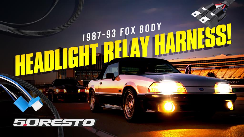 1987-1993 Fox Body Mustang: 5.0 Resto Headlight Relay Harness - Overview & Install