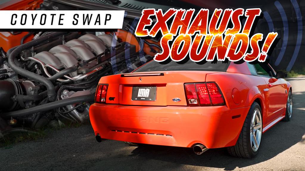 Coyote Swap New Edge Exhaust Clips: SVE Shorty Headers w/ Borla XR-1 Mufflers & Catted X-pipe
