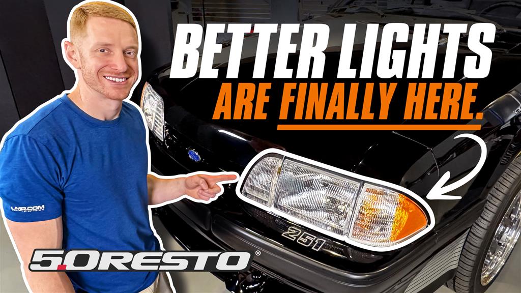 Fox Body Headlights JUST GOT BETTER! | 1987-1993 5.0 Resto OEM Style Headlight Kit