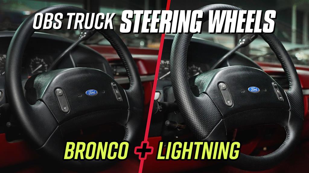 OBS Ford Truck: SVE Factory-style Steering Wheels - Overview & How To Install (No Airbag)