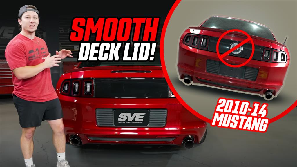 2010-2014 S197 Mustang: SVE Smooth Decklid - How To Install