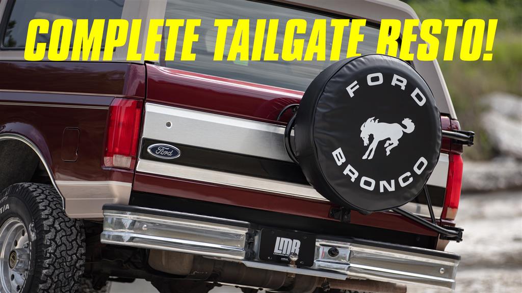 Complete OBS Bronco Tailgate Restoration From Start to Finish