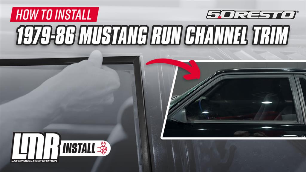 1979-1986 Fox Body Mustang: 5.0 Resto Window Run Channel Trim - Overview & Install