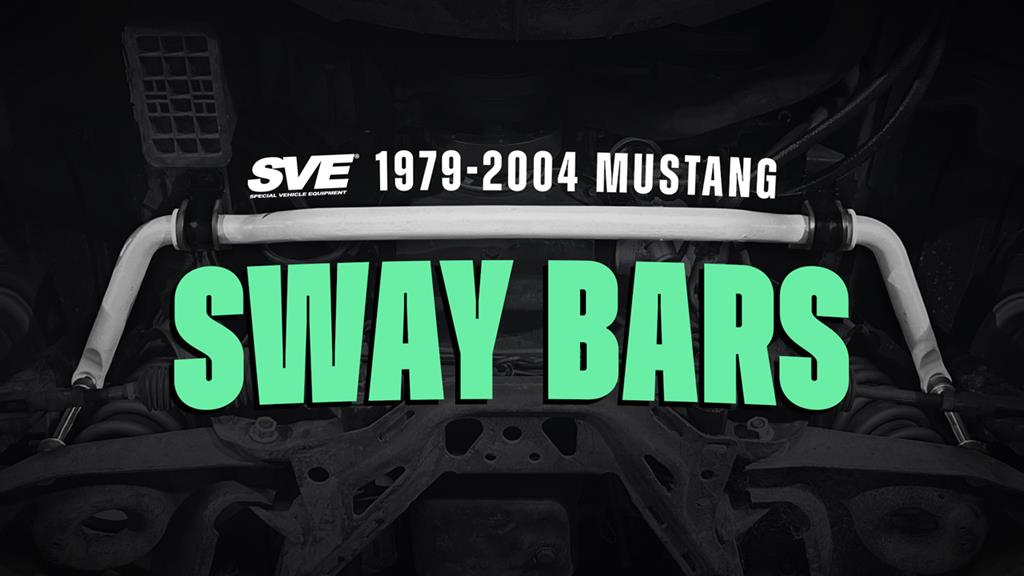 1979-2004 Mustang SVE Sway Bars - Review & Install