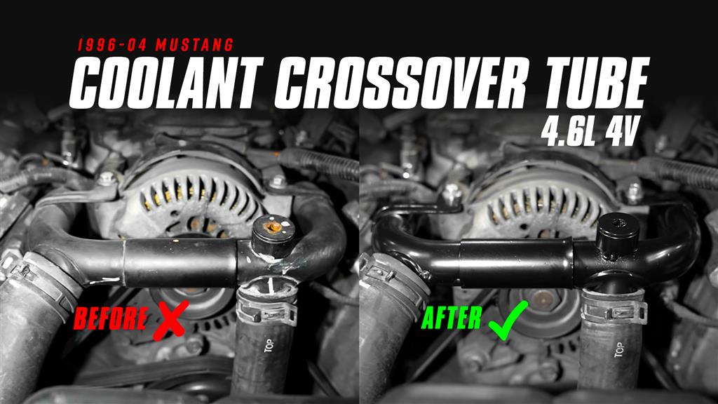 1996-2004 Mustang: 4V 4.6L Replacement Coolant Crossover Tube - How To Install