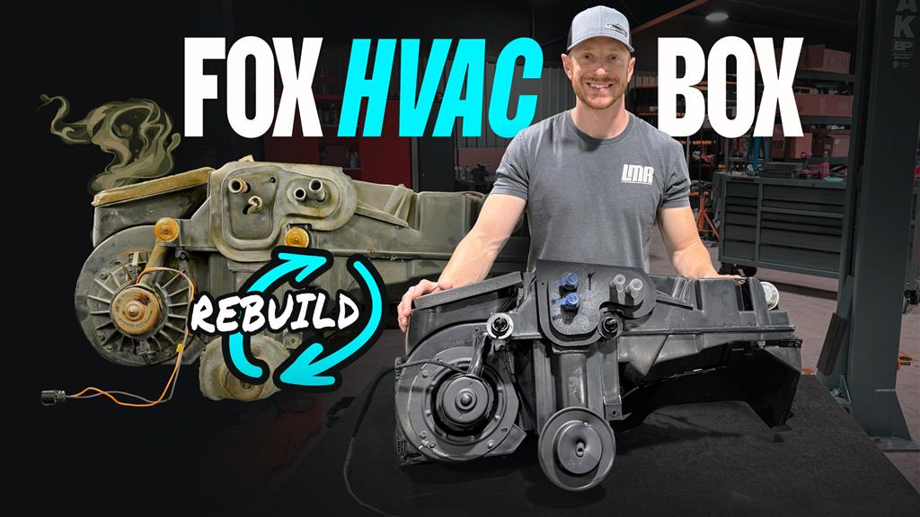 Restoring a Fox Body Mustang HVAC Box from start to finish! | Full Process