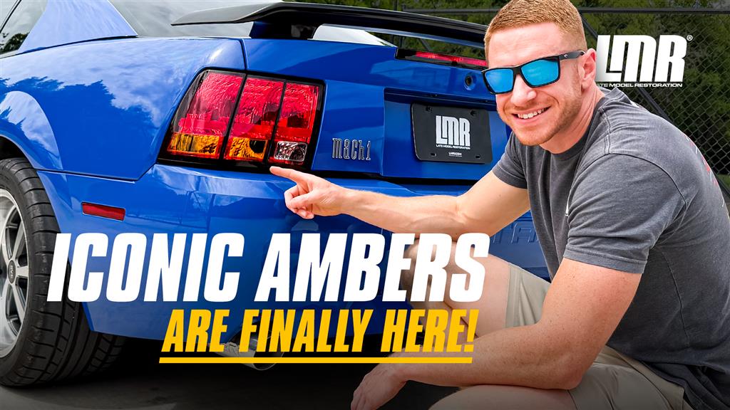 1999-2004 New Edge Mustang: LMR Amber Tail Lights - Overview
