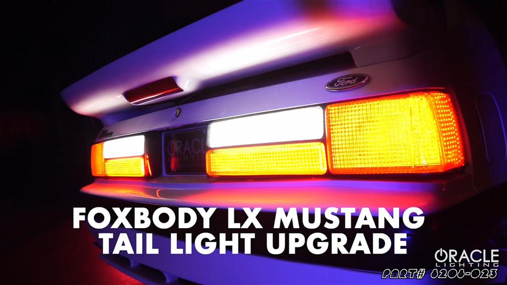 ORACLE Sequential LED Tail Lights for Foxbody Mustangs