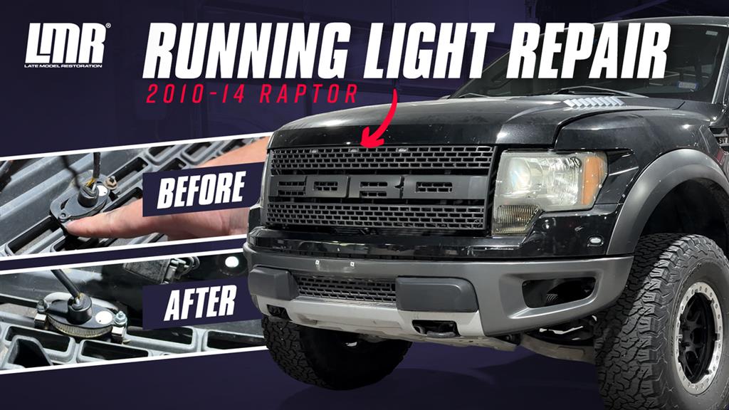2010-2014 Gen 1 Raptor: How To Fix Broken Grille Running Light Studs
