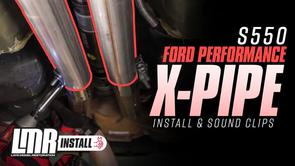 Mustang GT Ford Racing X-Pipe Install & Sound Clips (2015-2022 5.0L)