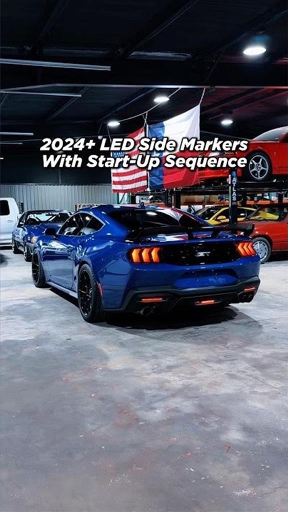 2024+ S650 Mustang LED Side Markers with Start-Up Sequence