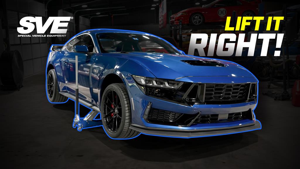 The Easiest Way to Lift Your S550 & S650 Mustang | SVE Jacking Rails - How To Install