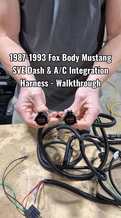 1987-1993 Fox Body Mustang SVE Dash Integration Harness - Circuit Breakdown