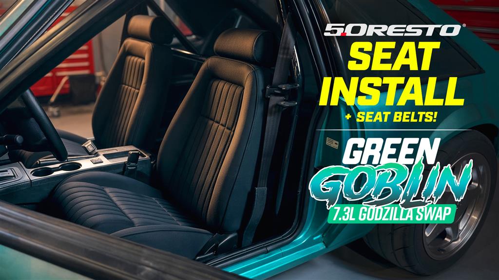 Fox Body Mustang Interior Upgrade: Factory-style Seats & Seat Belts Install